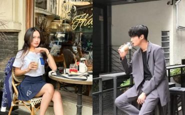 tạo dáng chụp ảnh trên ghế
