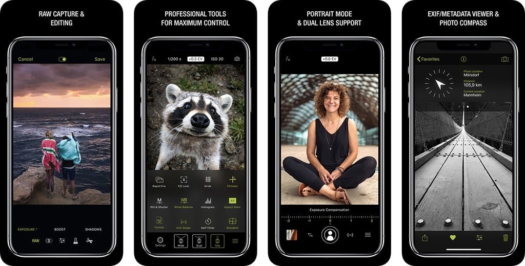 app chụp ảnh trên iphone